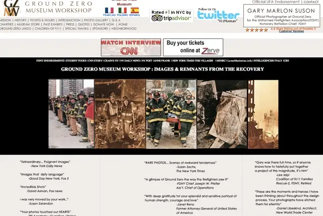 From the Ground Zero Museum's website